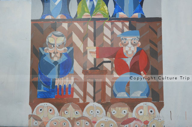 Peinture de prisonniers