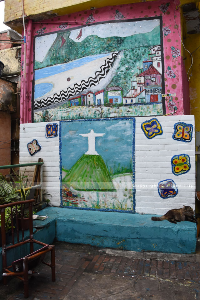 Fresque murale à Vila Canoas