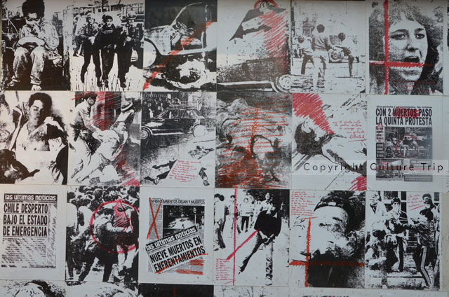 Tableau sur les victimes de la dictature