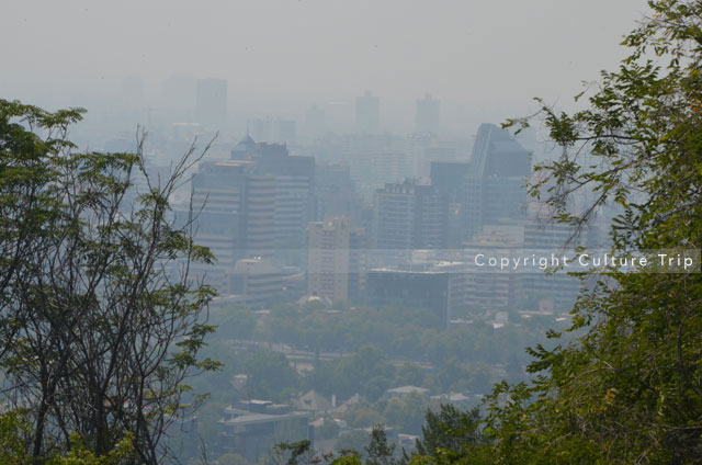 Vue sur Santiago depuis la colline San Cristóbal