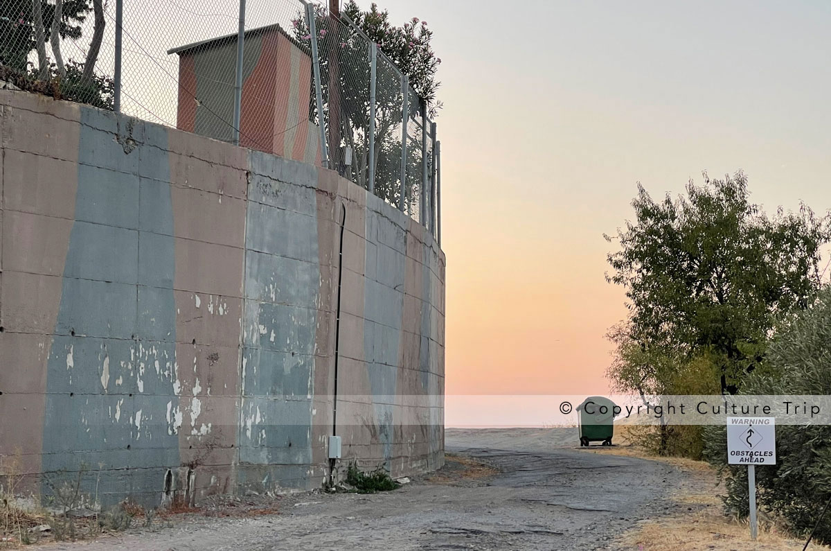 Mur de délimitation de l'enclave de Kokkina
