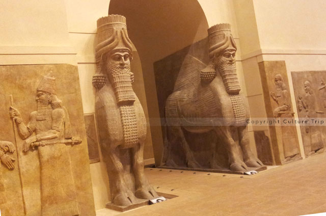 Les Lamassus du palais de Khorsabad