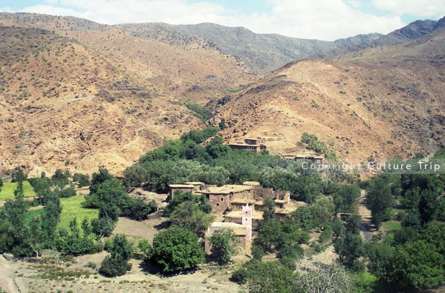 Paysage désertique du Sud marocain