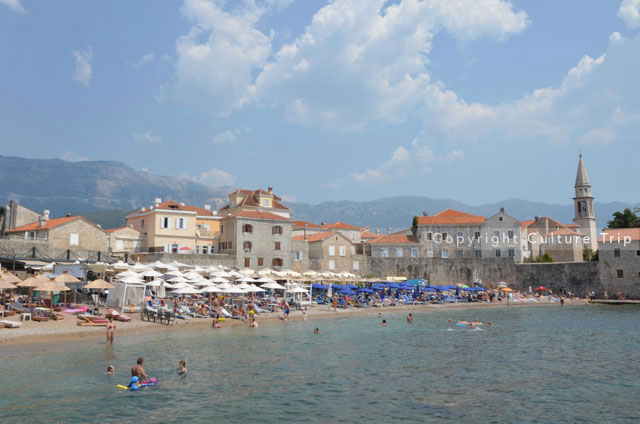 Plage à Budva
